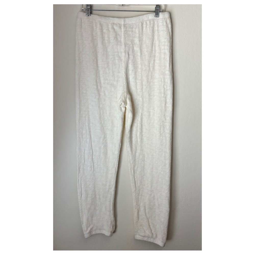perfectwhitetee White Cozy Track Pants - Picture 6 of 13